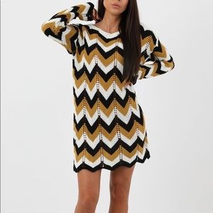 Chevron Sweater Dress